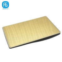 Gold Custom Metal NFC Visitenkarten Kompatibel für iPhone Google Pixel Samsung Android Smartphones