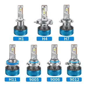 K10 11000lm 9005 9006 9012 9004 9007 accessoires de véhicule H4 H13 H3 H7 H11 phares à led 3570 csp puce voiture Auto Led lumières