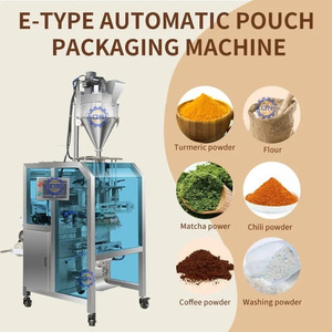 Machine de remplissage de café à écran tactile de 7 pouces, machine de remplissage de poudre de cacao, machine d'emballage automatique de poudre à commande PLC - Product Image 2