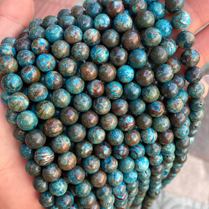 Natural Blue Crazy Lace <strong>Agate</strong> <strong>Beads</strong> 4-12mm Natural Gemstone <strong>Beads</strong> Round Loose Blue Calsilica <strong>Beads</strong> - Product Image 2