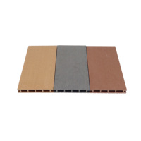 Planches de terrasse creuses en WPC, étanches, antidérapantes, imitation bois, parquet écologique, à emboîtement pour entrepôt