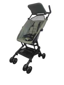 <span class=keywords><strong>Poussette</strong></span> de voyage en tissu compact léger pour bébé tout-petit pli en un clic avec grand auvent extensible pour enfants de <span class=keywords><strong>0</strong></span> mois et plus - Product Image 2