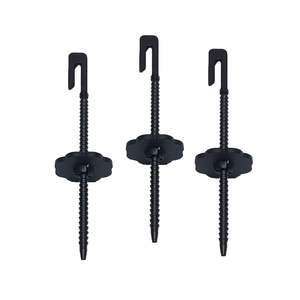 Clip de fixation en nylon pour panneaux solaires - Noir, facile à installer - Product Image 2