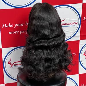 Produit de vente chaud perruque bouclée birmane profonde dentelle transparente 100% cheveux humains vietnamiens sans enchevêtrement sans perte de cheveux en gros - Product Image 3