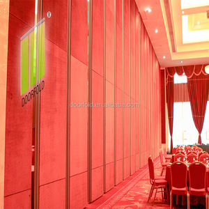 Salón de bodas Nuevas ideas de productos Paredes de partición acústica operables Pared de partición plegable Móvil - Product Image 5
