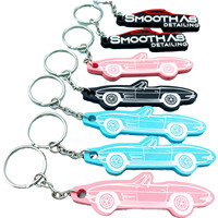 Dessin animé Mini Cool voiture porte-clés pendentif modèle créatif ornements voiture porte-clés petit cadeau