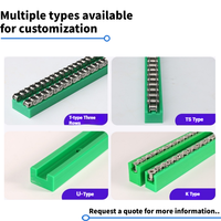 Guide de chaîne de convoyeur coulissant en PE moulé CNC UHMWPE, rail de guidage linéaire avec découpe pour machines