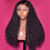 Proveedor Mayorista de Cabello Humano, Peluca de Encaje HD 13*4, Cabello Humano Virgen Indio Rizado Birmano, Peluca Frontal de Encaje Transparente