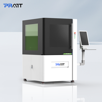 Machine de découpe laser à fibre CNC de précision de petite taille, mini 1500W 3000W 6000W 6060, prix d'usine Pratt