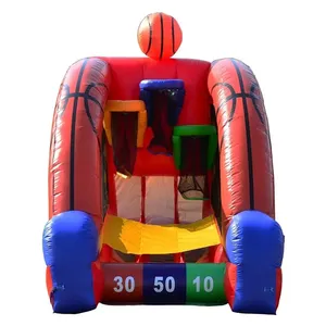 成人充气篮球射击游戏人体互动篮球射击儿童运动充气玩具