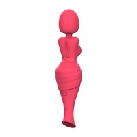 Vibrateur G-Spot 2 en 1, 10 modes de vibration, 10 modes de succion, 236 mm, silicone médical, étanche, rechargeable par USB, masseur pour femmes