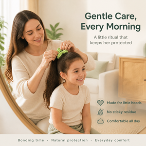 Lot de 2 Bandeaux Anti-<span class=keywords><strong>Poux</strong></span> en Caoutchouc à l'Huile Essentielle Végétale, Sûrs pour les Bébés Filles - Product Image 4