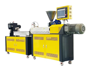 Mesin pengolahan karet plastik pelletisasi plastik kecil Mini ekstruder skala Lab ekstruder sekrup ganda - Product Image 1