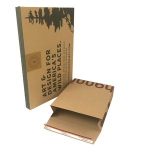 <span class=keywords><strong>Busta</strong></span> di carta Kraft personalizzata per buste postali in cartone <span class=keywords><strong>A4</strong></span> espandibile con truciolo bianco - Product Image 5