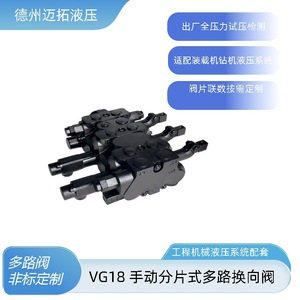 Válvula Multivía Texas Maxtor VG18-3 320bar 4582Lmin Control Electrohidráulico Manual para Maquinaria de Ingeniería Agrícola - Product Image 5