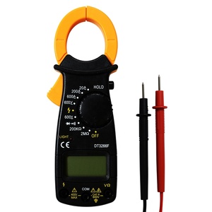 Measure Accurate Voltage AC DC Current Resistance Digital Clamp Multimeter Tester With <strong>test</strong> Lead For Electrician - Product Image 1