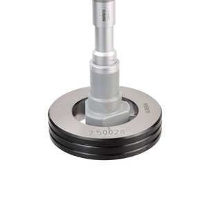 Ratchet Stop Groove Asimeto <b>Micrometer</b> for Hardened Steel Ensures Consistent Pressure 25-50mm Range - Product Image 3