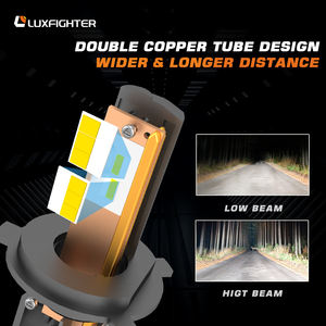 Alta potencia 120W 14000lm H1 H4 H7 H11 E60 F2 F10 faros delanteros camión motocicleta Csp F30 E46 G20 faros delanteros de coche bombillas Led - Product Image 4