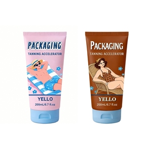 Tubos de Plástico Vacíos para Cosméticos PCR al por Mayor, 100ml 200ml, Envases para Crema Solar y Acelerador de Bronceado - Product Image 1