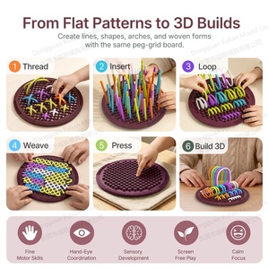 Planche <span class=keywords><strong>d</strong></span>'activités sensorielles FLwarm en silicone, jouet anti-stress éducatif et apaisant pour l'anxiété, le TDAH et l'autisme, pour les enfants de 3 à 14 ans et plus - Product Image 2
