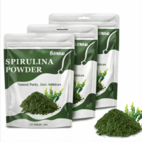 Poudre de spiruline naturelle de qualité alimentaire avec vitamines, supplément en poudre instantanée, marque privée OEM, fourni par l'usine