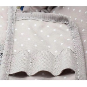 กระเป๋าใส่ปากกาลายดอกกุหลาบสีฟ้าอมเขียว ยี่ห้อ Twinkle Club รุ่น BSCI factory พร้อมซิป สำหรับจัดระเบียบอุปกรณ์สำนักงานและเครื่องสำอาง เหมาะสำหรับเด็กผู้หญิง - Product Image 5