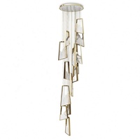 Lampes sur pied LED modernes en pierre d'albâtre décorative de luxe pour projets résidentiels et hôteliers, luminaires d'art personnalisés