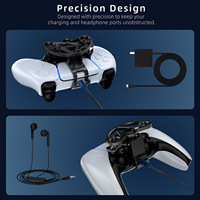 Mini accessoires auxiliaires de roue de simulation de jeux de course de volant pour contrôleur Dualsense PS5