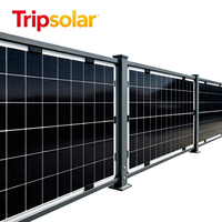 Support de montage vertical réglable pour panneaux solaires, installation sécurisée sur les clôtures routières, les cours et les balcons