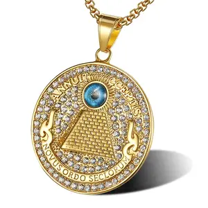 Allah Islamic Muslim Annuit Indian God Pendants Arabic Eye of God Necklace Hindu God Pendant