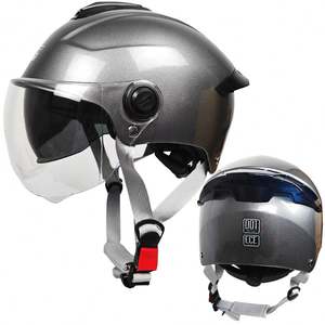 Exclusivo para Cross-Border ZXC, Casco de Bicicleta Eléctrica con Doble Lente Antivaho, Unisex, para las Cuatro Estaciones, Medio Casco - Product Image 2