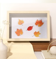 Cadre photo en bois de noyer 12x12 pouces, vente en gros, plexiglas, art imprimé, cadre photo PS, bricolage, grand cadre photo 3D