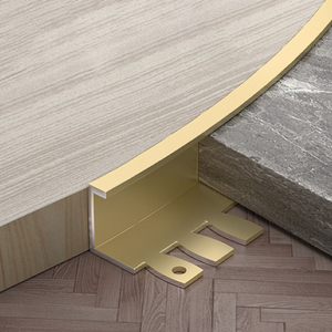 Bordure de carrelage moderne auto-adhésive en aluminium pliable pour <span class=keywords><strong>cuisine</strong></span>, panneau mural extérieur, cadre de bordure, étanche, durable, usage commercial - Product Image 1