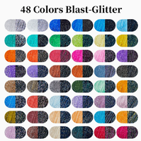 Pena gel glitter cepat kering warna-warni untuk gambar, planner pelajar, tampilan mewah