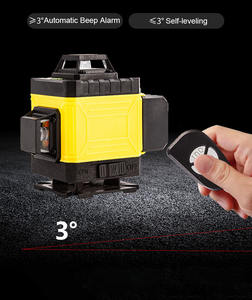 Nivel láser 3D/4D para nivelación <span class=keywords><strong>de</strong></span> construcción, herramientas profesionales para nivelar <span class=keywords><strong>ladrillos</strong></span>, <span class=keywords><strong>nivelador</strong></span> <span class=keywords><strong>de</strong></span> azulejos, 12/16 líneas - Product Image 3