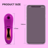 YAQU 7-Frequenz-Saugmodus 91g Ultraleichtes wiederauf lad bares Luftpuls spielzeug Klitoris-Saug vibratoren Weibliche Masturbation produkte