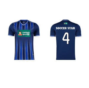 Classica maglia da calcio retrò comoda e resistente con il famoso Design leggendario dei giocatori per gli appassionati di calcio - Product Image 1