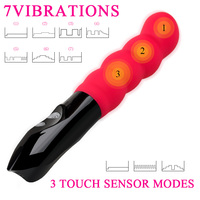 Vibrateur en silicone violet Great Force pour femme, masseur pour adulte, texture ondulée, rechargeable, dispositif de stimulation pour femme, sextoy