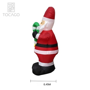 Papá <span class=keywords><strong>Noel</strong></span> <span class=keywords><strong>inflable</strong></span>, decoración de patio de Navidad con luces LED, 1,2 m, gran oferta - Product Image 2