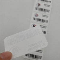 Etiquetas/Adhesivos de Vinilo BOPP/PET/PVC Resistentes al Agua con Código QR Personalizado de Alta Calidad para Impresión de Regalos y Manualidades