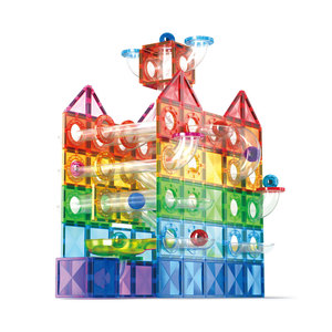 Set di Costruzioni Magnetiche Personalizzate Senza BPA da 155 Pezzi, Piastrelle Magnetiche, Giocattoli Educativi per Bambini, Plastica EN71 ASTM CPSC CE - Product Image 1