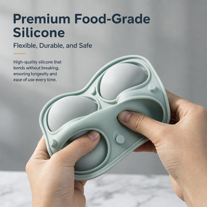 Molde de Silicona Platino para Bolas de Hielo, Libre de BPA, Grado Alimenticio, Bandeja para Esferas de Hielo Deportivas, Béisbol, Fútbol, Baloncesto, Golf, Fútbol Soccer - Product Image 3