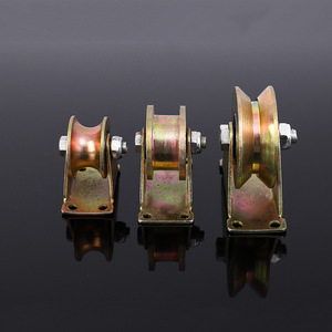 Poulie de rail en fer 30 50 60 80 100 120 robuste et résistante à l'usure pour roues de portail - Product Image 1