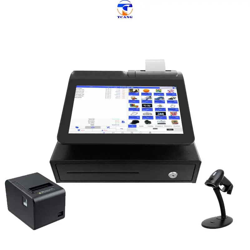 Windows Pos sistemi Android sistema di gestione della macchina terminale Pos tutto In uno Pos