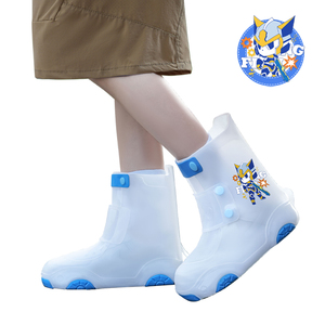 Protège-chaussures <span class=keywords><strong>de</strong></span> <span class=keywords><strong>pluie</strong></span> antidérapant et durable pour garçons et filles, bottes <span class=keywords><strong>de</strong></span> <span class=keywords><strong>pluie</strong></span> en PVC <span class=keywords><strong>de</strong></span> haute qualité - Product Image 4
