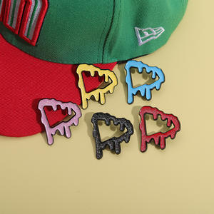 Grosir murah topi runcing Meksiko lencana topi budaya jalanan pin topi Enamel logam dengan cetakan layar sutra tersedia - Product Image 1