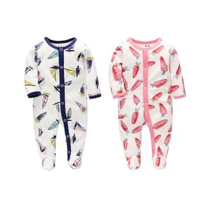 Pijama de Algodón 100% con Diseño Elegante, Mameluco para Bebé Transpirable, Pijama sin Pies para Recién Nacido, Ropa de Invierno Cómoda para Bebé - Product Image 2