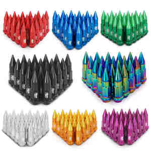 ADDCO <span class=keywords><strong>Blox</strong></span> 20 pz/set M12x1.25 / M12x1.5 alluminio 50MM estesi sintonizzatore ruote cerchi alette dadi con punte punta lancia BLOX750DJT - Product Image 2