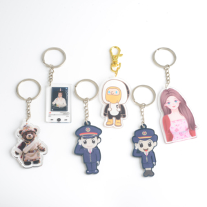 Chaveiro de Acrílico Ecológico Personalizado com Efeito Holográfico Arco-Íris, Tema Anime, Amostra Grátis - Product Image 6