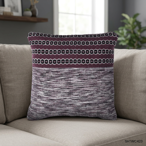 Housse de coussin carrée de luxe STAR HOMETEX, faite à la main, lavable, en coton tissé rayé, éco-responsable, moderne, très demandée - Product Image 5